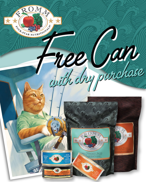 Four-Star Cat Free Can with Dry Purchase Offer